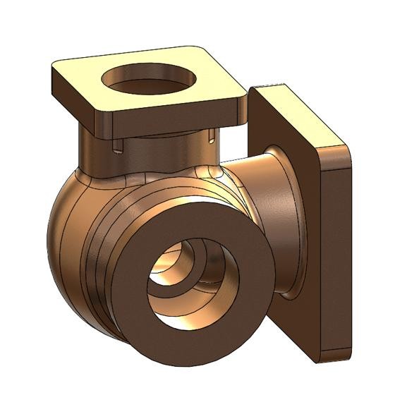Model 3D korpusu części z archiwum METAL-KOLOR